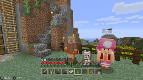 Switch版minceraft Rabiのminecraft日誌