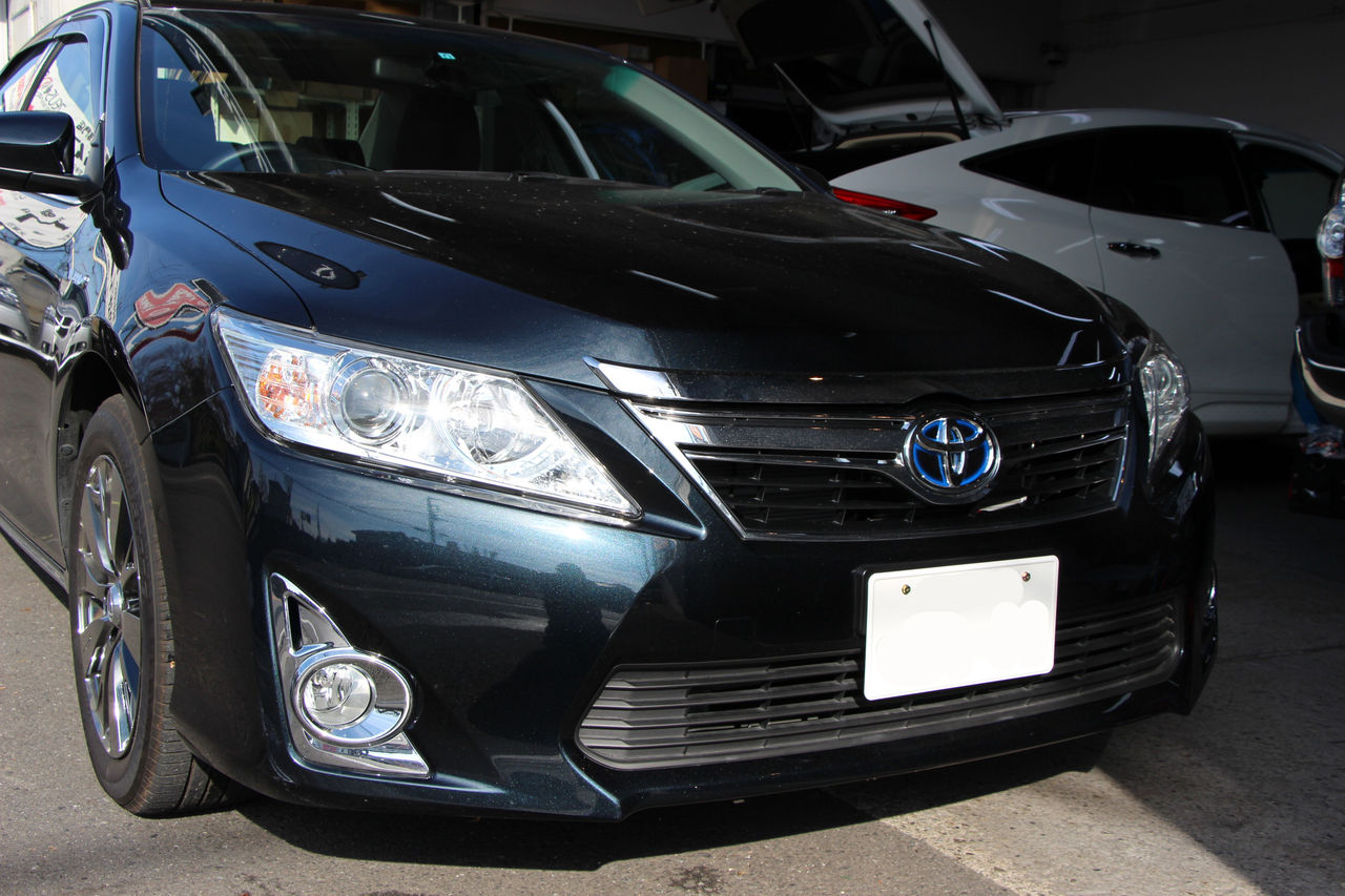 カムリ ウクライナグリル AVV50 カムリ トヨタ AVV50 HV 前期 → 後期 LEXUS LOOK フロント