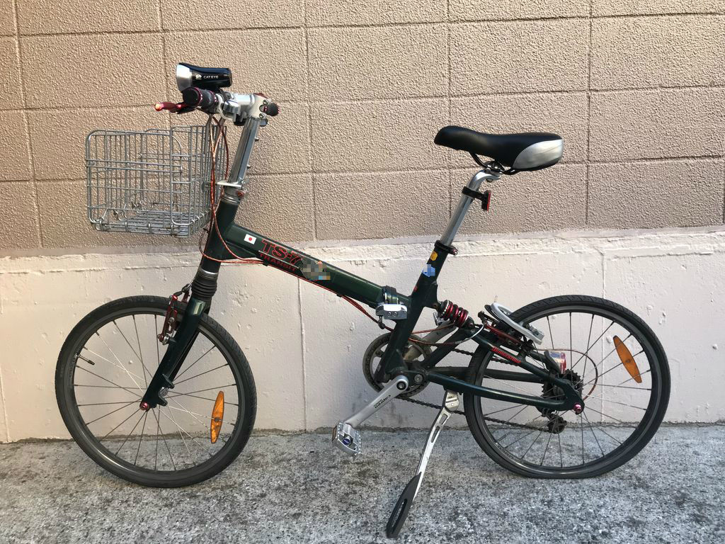 折りたたみ自転車?7段、軽量アルミフレーム✨ブリヂストン「TRANSIT-7