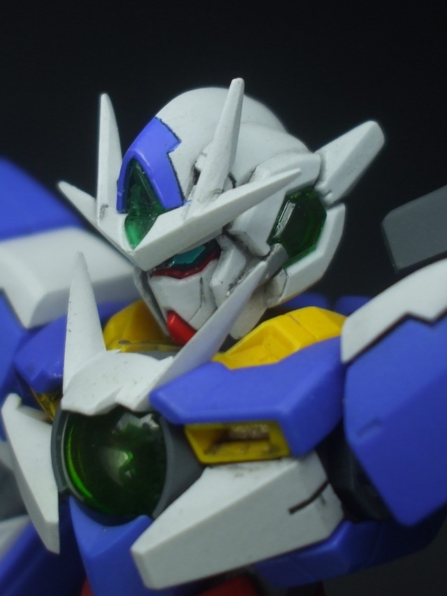バンダイ HG 1/144 ダブルオークアンタ 完成レビュー : きんけつほびー
