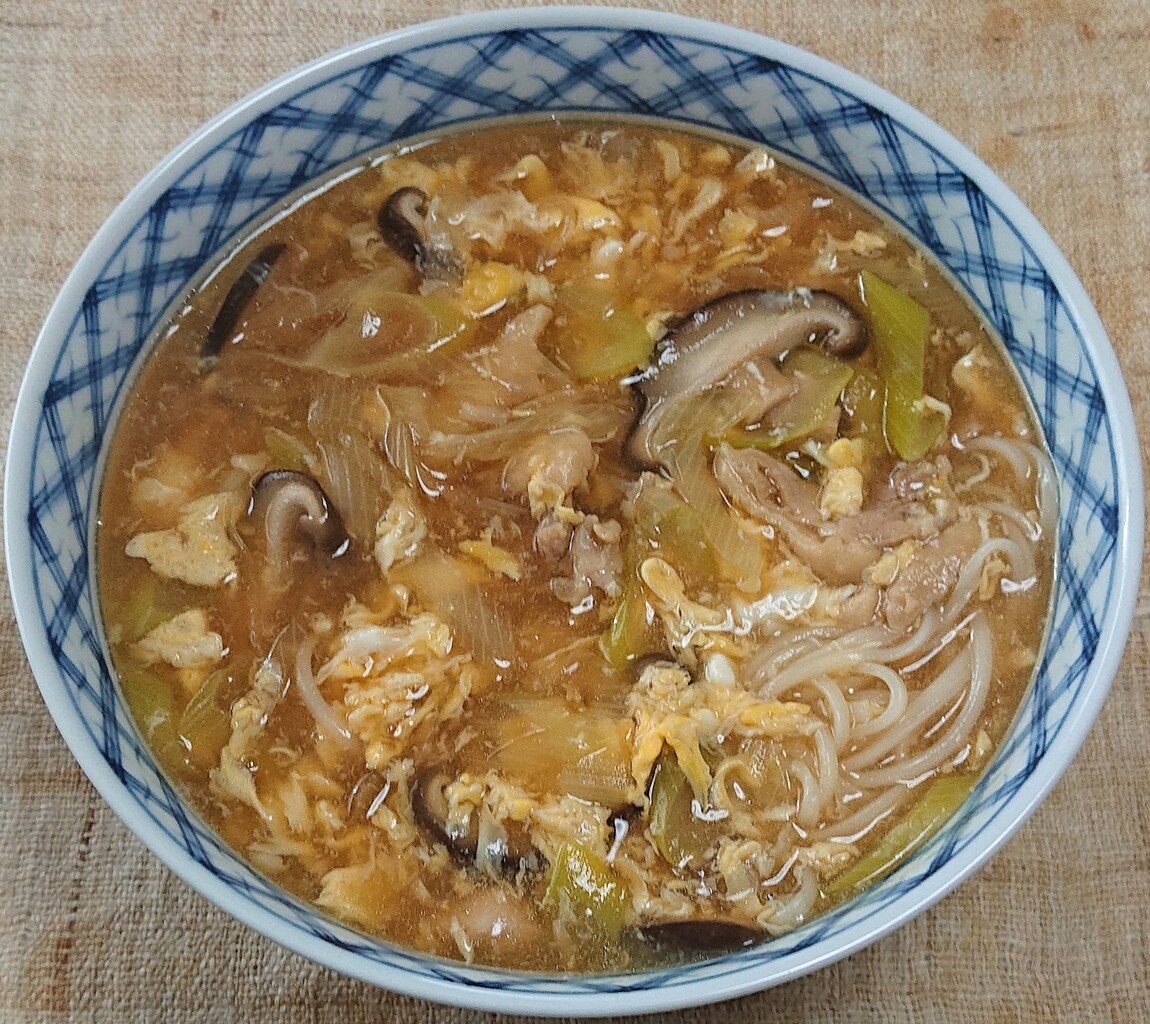 あんかけ親子うどん ぶつぶつもぐもぐ 日々の食生活とか云々