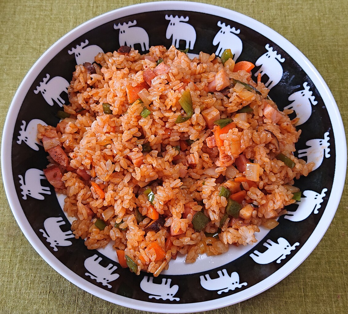 ベーコンと野菜のケチャップライス ぶつぶつもぐもぐ 日々の食生活とか云々