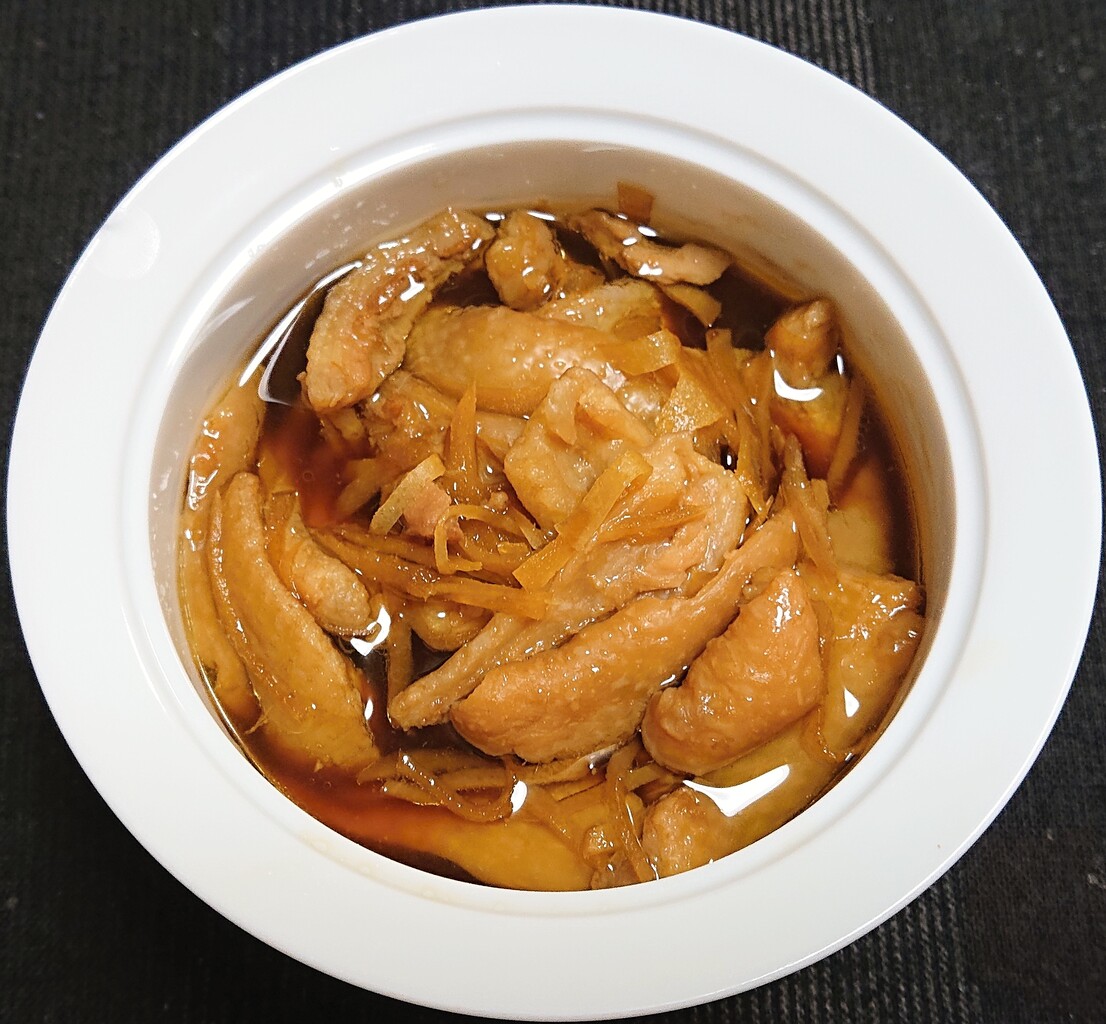 すき焼きのたれで 鶏皮の甘辛煮 ぶつぶつもぐもぐ 日々の食生活とか云々