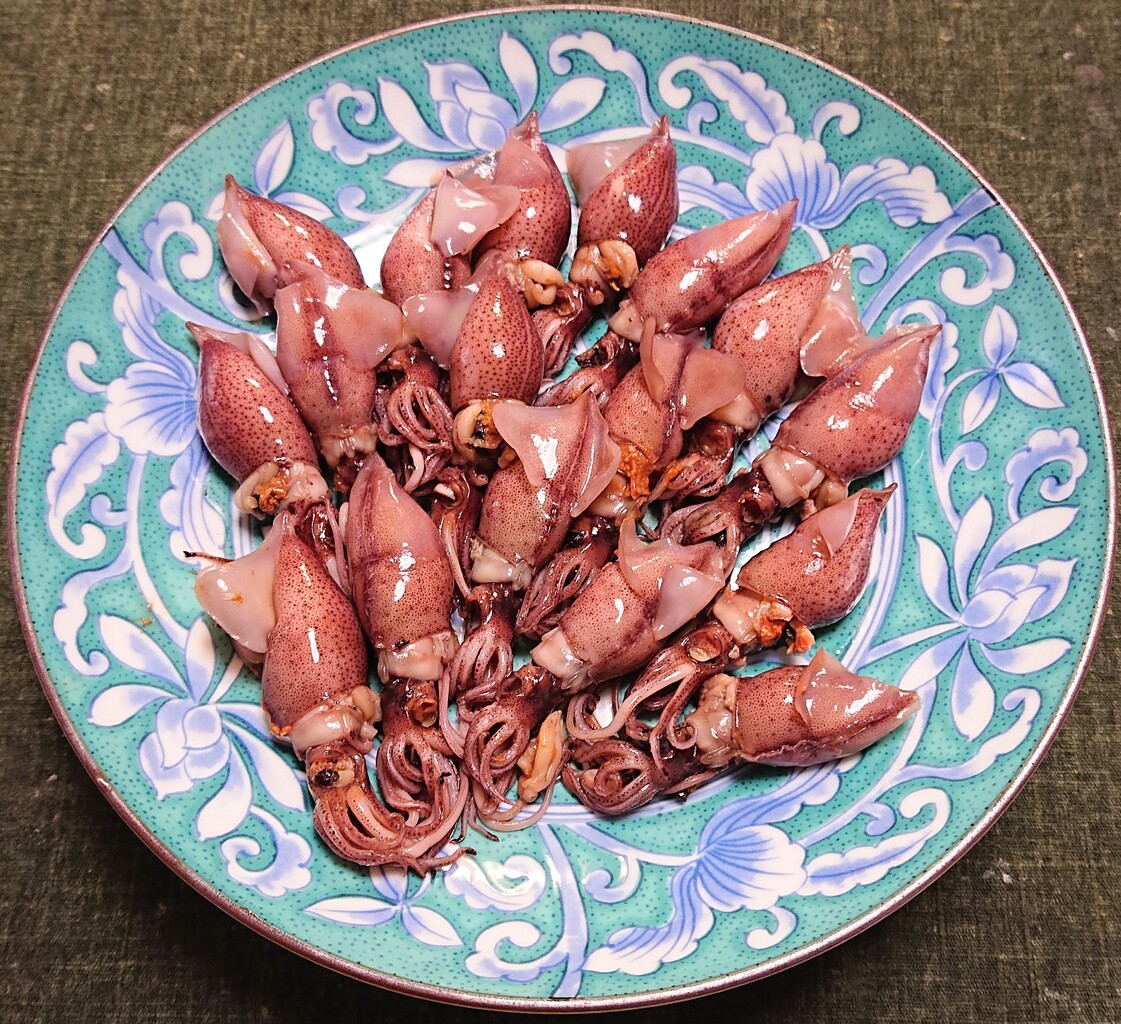 アサリの酒蒸し ホタルイカの刺身 ぶつぶつもぐもぐ 日々の食生活とか云々