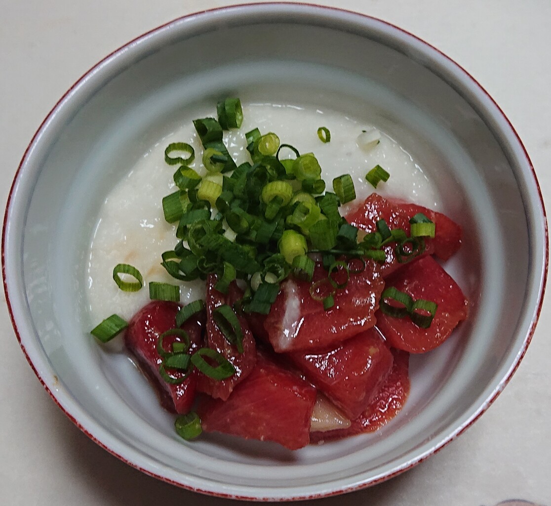きんぴらゴボウ マグロの山かけ ぶつぶつもぐもぐ 日々の食生活とか云々