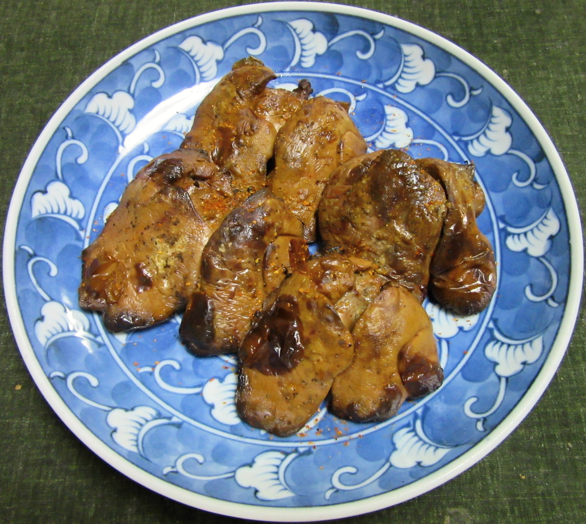 鶏白レバーの塩焼き ぶつぶつもぐもぐ 日々の食生活とか云々 鶏白レバーの塩焼き ぶつぶつもぐもぐ 日々の食生活とか云々