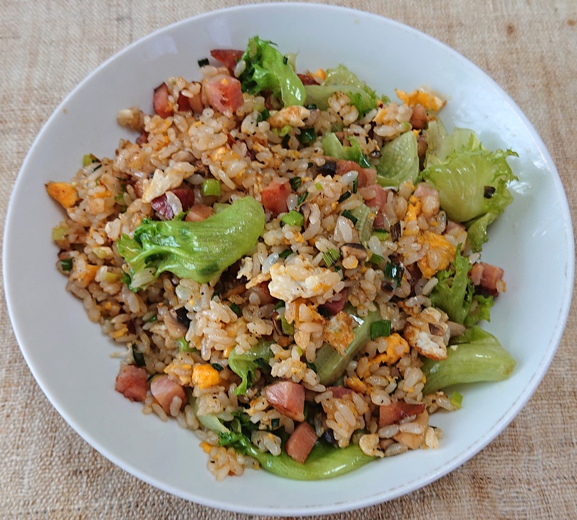 焼豚レタスチャーハン ぶつぶつもぐもぐ 日々の食生活とか云々