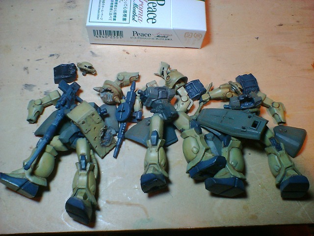 ｕｏ トップ小隊製作記事 その３ Zeonic Service2