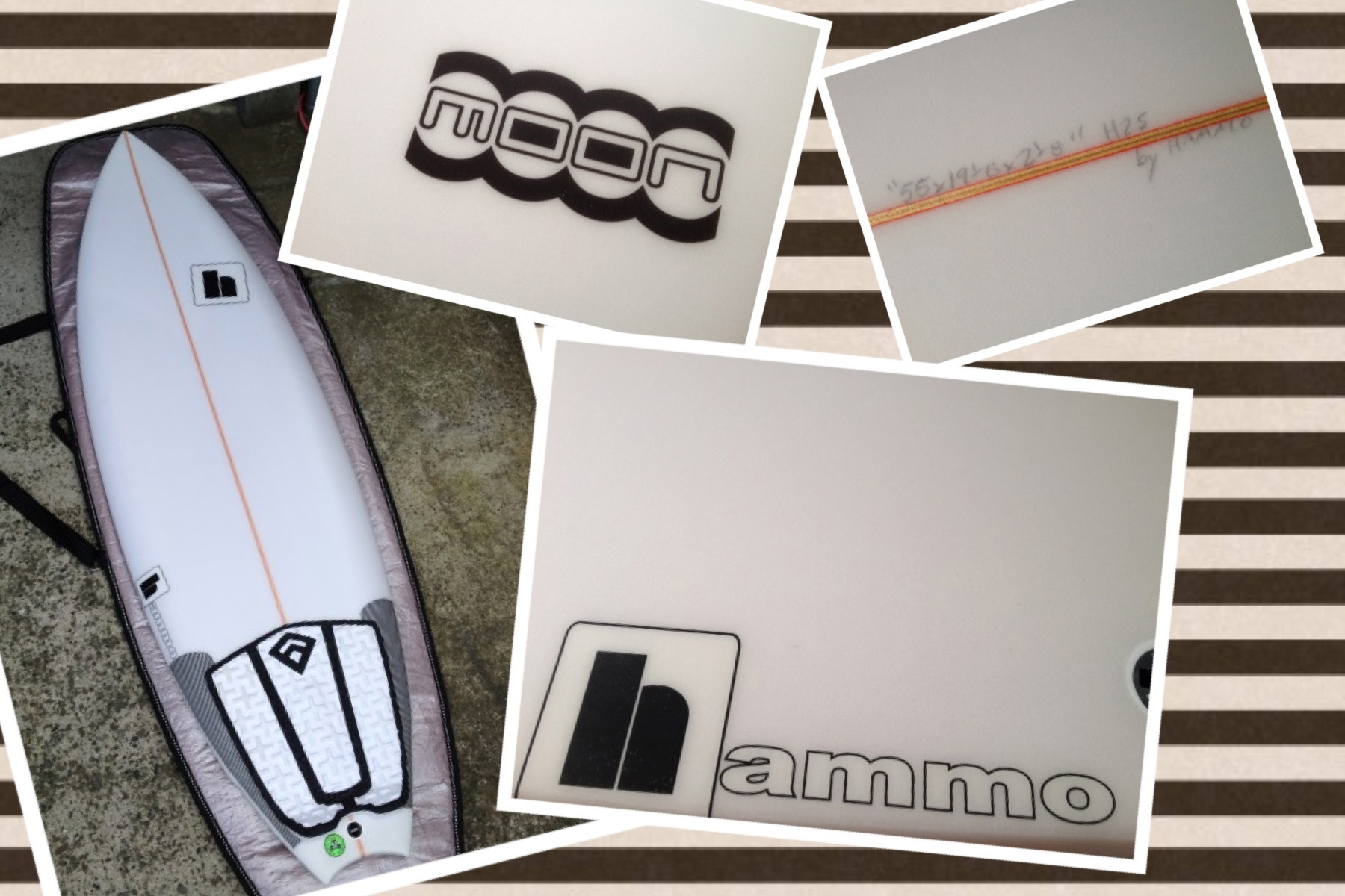 中古サーフボード 】Hammo MOON 5