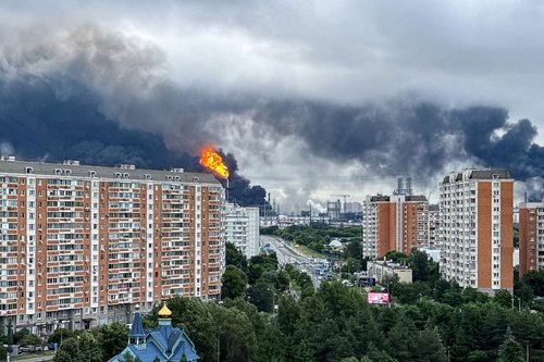 【戦慄】モスクワの上空、普通にウクライナのドローンが飛び回るようになる・・・・・・・・・