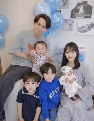 【衝撃】浜田翔子さん(40)、35歳から怒涛の4連続男児を出産してしまうｗｗｗｗｗｗｗｗｗｗ