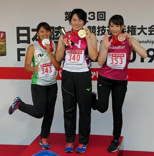 【画像】女子やり投げトップ3の3人をご覧くださいｗｗｗｗｗｗｗｗｗｗ