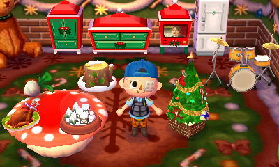 とび森で 家具オーダー してクリスマス部屋を作成 Zkame2のブログ