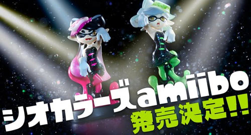 スプラトゥーン新アミーボ シオカラーズamiibo 発売決定 好きな曲をシオカラーズの二人が踊り 歌ってくれる ボーイ ガール イカの色違いも数量限定で発売 Splatoonwiiu ゲームれぼりゅー速報