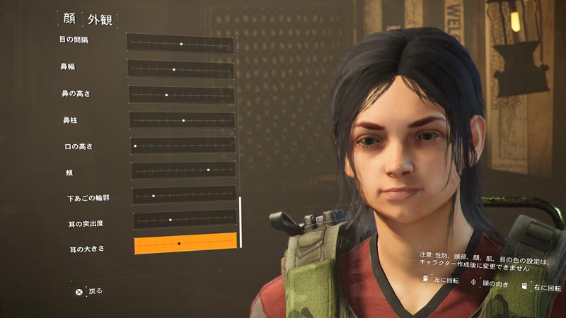 ディビジョン2攻略 キャラクターを作ろう メイクレシピ編 できるだけ若く作りたい人向け Division2 ゲームれぼりゅー速報