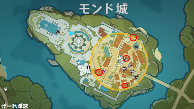 原神攻略 世界任務 風の後の問題 進み方紹介 ポスター告知板の場所 モンド ゲームれぼりゅー速報