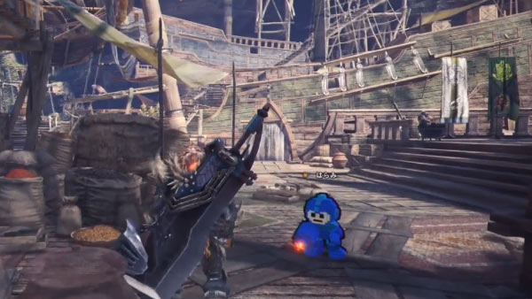 げーれぼ速 Mhw コラボクエスト モンハンｘロックマン 4月13日に配信スタート オトモがロックマン 風になれる ラッシュ大騒動 ゲームれぼりゅー速報