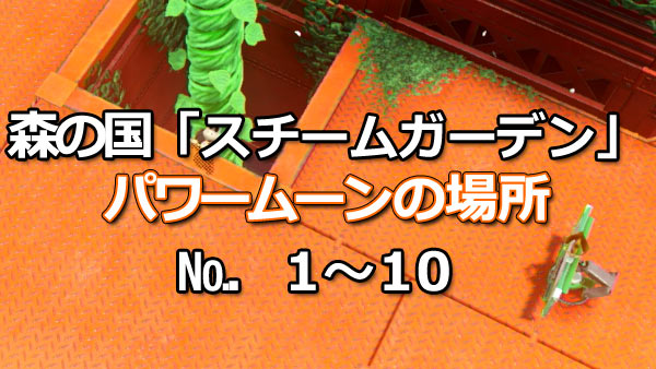 マリオオデッセイ攻略 森の国1 10パワームーン場所紹介 スチームガーデン 入手方法 スイッチ ゲームれぼりゅー速報