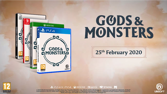 Ps4xb1switch Gods Monsters ゴッズアンドモンスターズ 年2月25日発売 アサクリ製作陣が作る新作 神話オープンワールドアドベンチャー 最新トレーラーや日本語サイトが公開 ゲームれぼりゅー速報