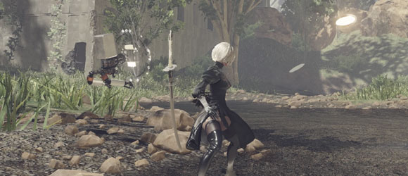 ニーアオートマタ攻略 サブクエスト 続 巨大ロボの調査 廃墟都市 アーカイブ 6プログラム入手 Nier Automata ゲームれぼりゅー速報