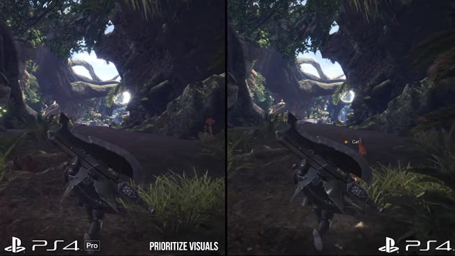 げーれぼ速 Mhw モンハンワールドのps4vsps4proの比較映像 レート動画が公開 Ps4pro3つのモード ゲームれぼりゅー速報