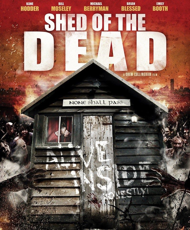 ビル モーズリー ケイン ホッダー共演のゾンビ映画 シェッド オブ ザ デッド のポスター ビハインドシーン画像 Zombie手帖ブログ