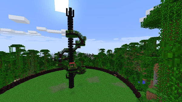 キャットタワーを作る 4 マインクラフトてんやわんや開拓記 キャットタワーを作る 4 マインクラフトてんやわんや開拓記