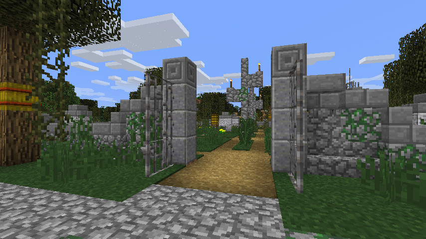 南1 8区に墓地を作る マインクラフトてんやわんや開拓記