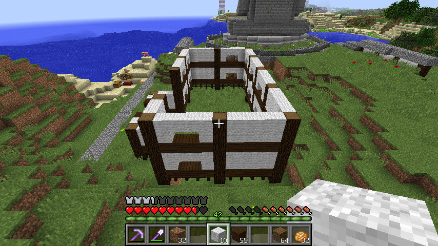 大仏さま裏に仏殿兼寺務所を作る 1 マインクラフトてんやわんや開拓記 大仏さま裏に仏殿兼寺務所を作る 1 マインクラフトてんやわんや開拓記