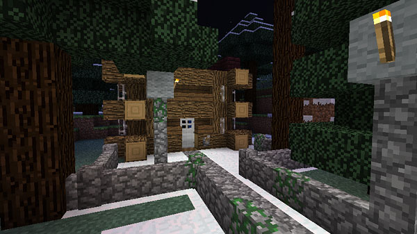 ピラミッド区にエンダーチェスト小屋を作る マインクラフトてんやわんや開拓記