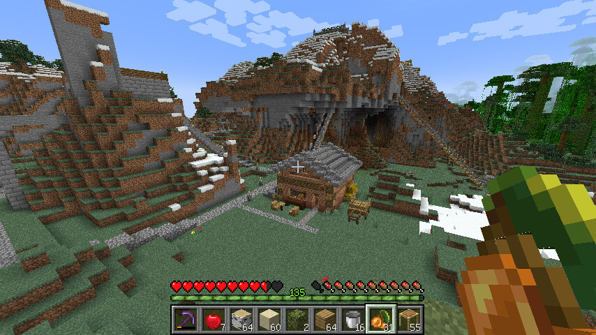 ミルクショップを作ったようだ マインクラフトてんやわんや開拓記