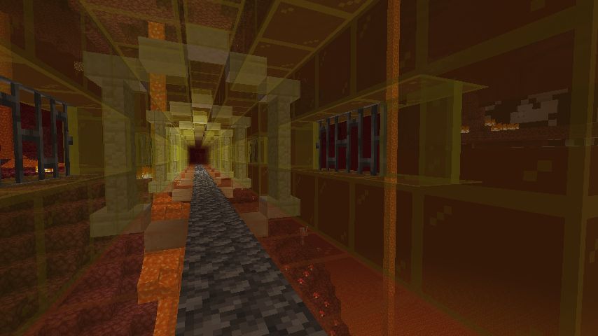 ネザーに道を数本作る マインクラフトてんやわんや開拓記