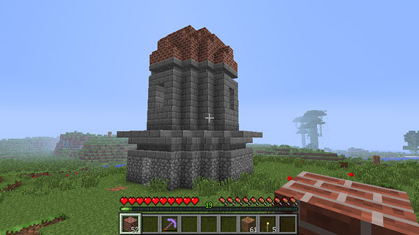 風車を作る マインクラフトてんやわんや開拓記