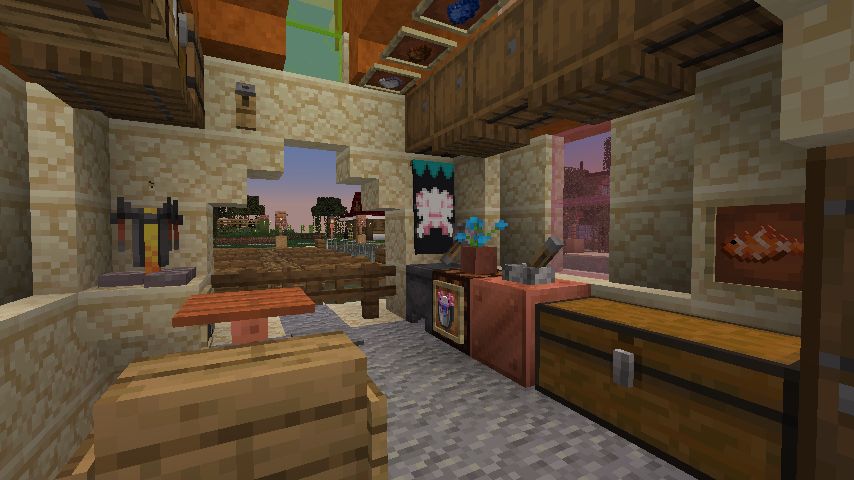 ウーパールーパー湖を作る 2 マインクラフトてんやわんや開拓記