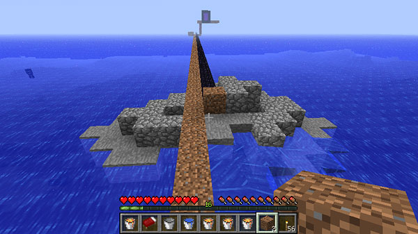 海の上を走る列車 途中経過 23 マインクラフトてんやわんや開拓記