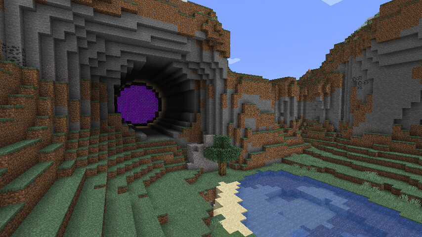 地下帝国区にネザーゲートを開ける マインクラフトてんやわんや開拓記