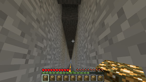 エメラルド鉱山 29 30層目採掘終了 マインクラフトてんやわんや開拓記