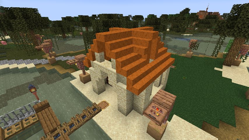 ウーパールーパー湖を作る 2 マインクラフトてんやわんや開拓記