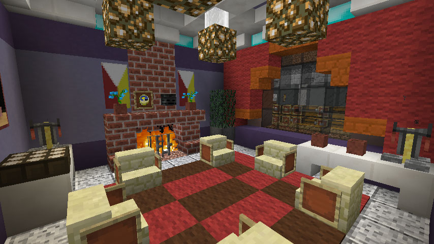 大邸宅の大ホールと応接室を作る マインクラフトてんやわんや開拓記