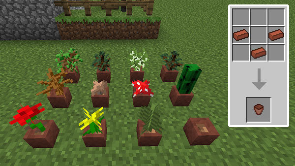 弾性 サイト 攻撃的 Minecraft 植木鉢の Nihonbashi Kawahara Jp