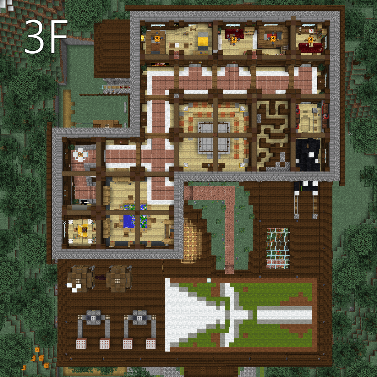 森の洋館リフォーム 最終回 マインクラフトてんやわんや開拓記