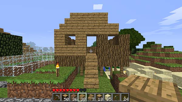 高床式倉庫を作る マインクラフトてんやわんや開拓記 高床式倉庫を作る マインクラフトてんやわんや開拓記