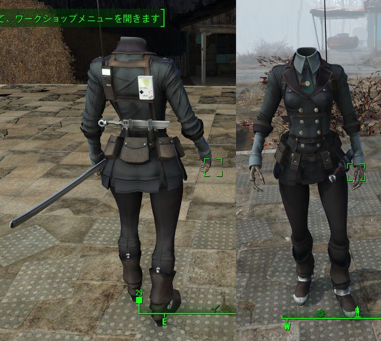 Fallout4 Xbox One のmod 服 防具追加系 邯鄲の夢