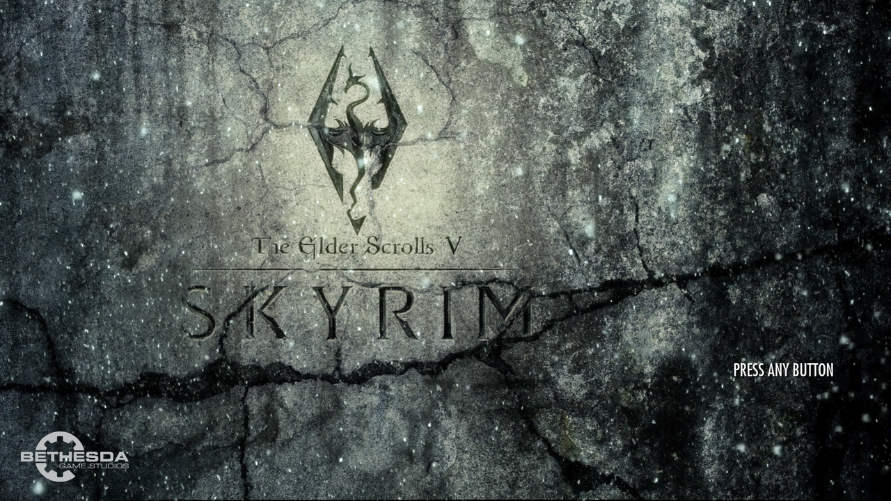 Skyrim Xbox One のmod メインメニュー画面変更 邯鄲の夢