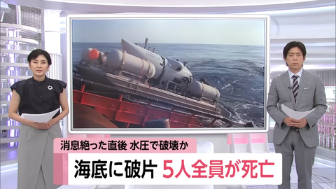 タイタニック潜水艇の水圧4000メートル (2)
