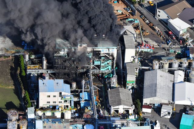 荒川化学工業富士工場 富士市爆発火災 動画の原因がやばい 独女ちゃんねる