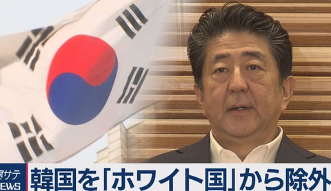 韓国「ホワイト国除外による海外の反応」 (1)