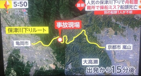 保津川下り事故原因の船頭名前 (2)