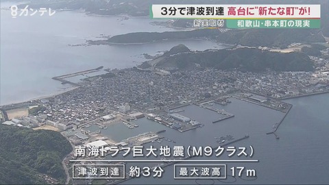 南海トラフ地震一番危ない県