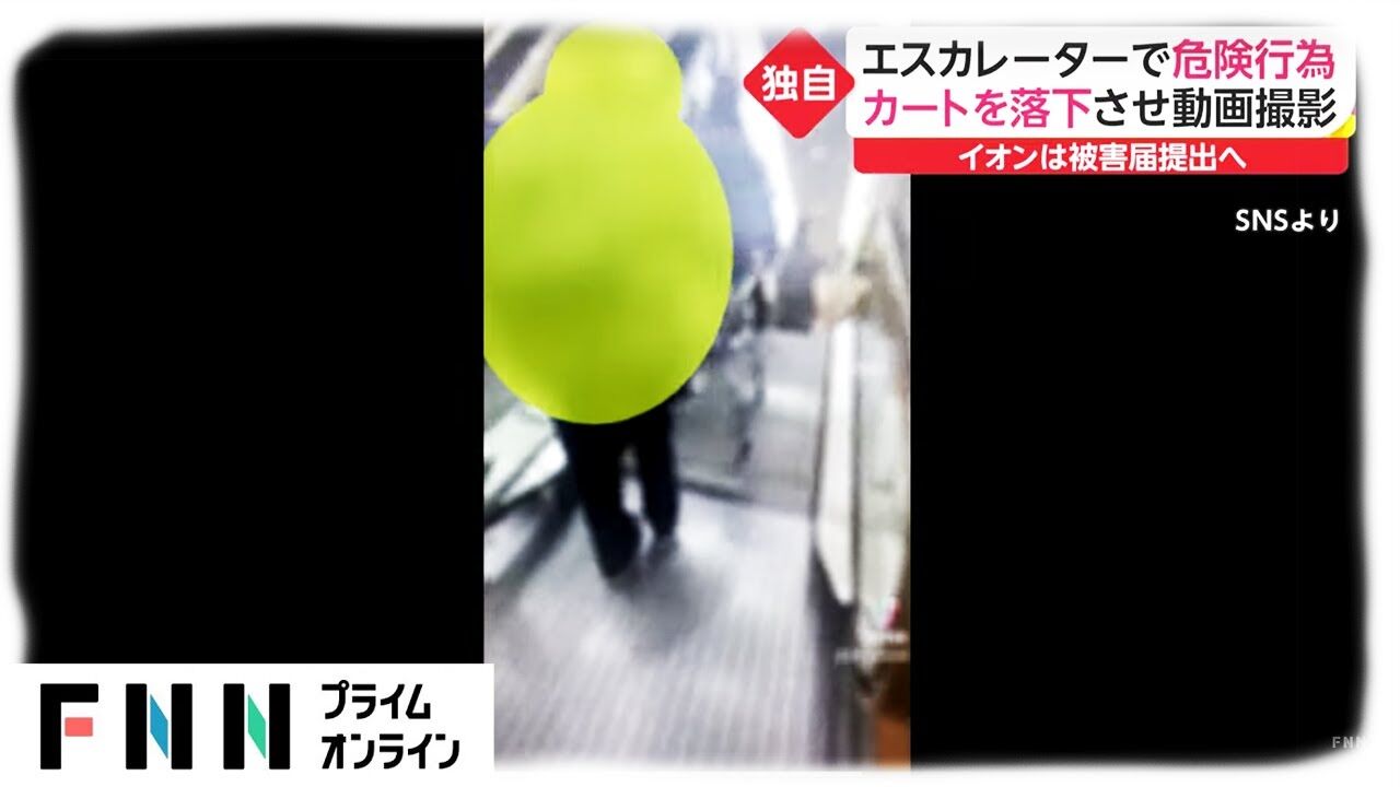 イオンカート落下犯人特定を5chが誰か場所や動画から検証 独女ちゃんねる